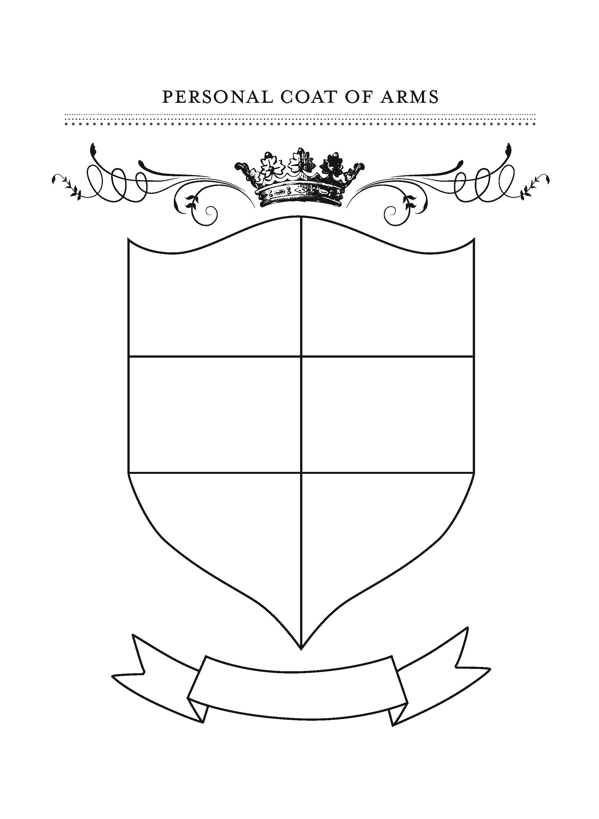 Recreation Therapy Ideas Personal Coat of Arms
